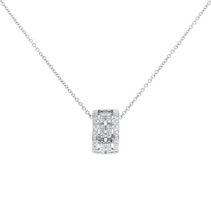 [Renovia Jewelry]PARENTESI NECKLACE SILVER DIAMOND
