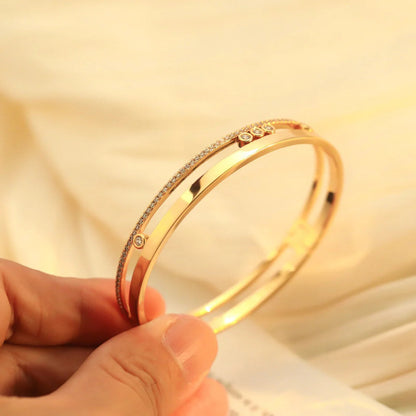 [Renovia Jewelry]Move Romane Diamond Bangle Bracelet