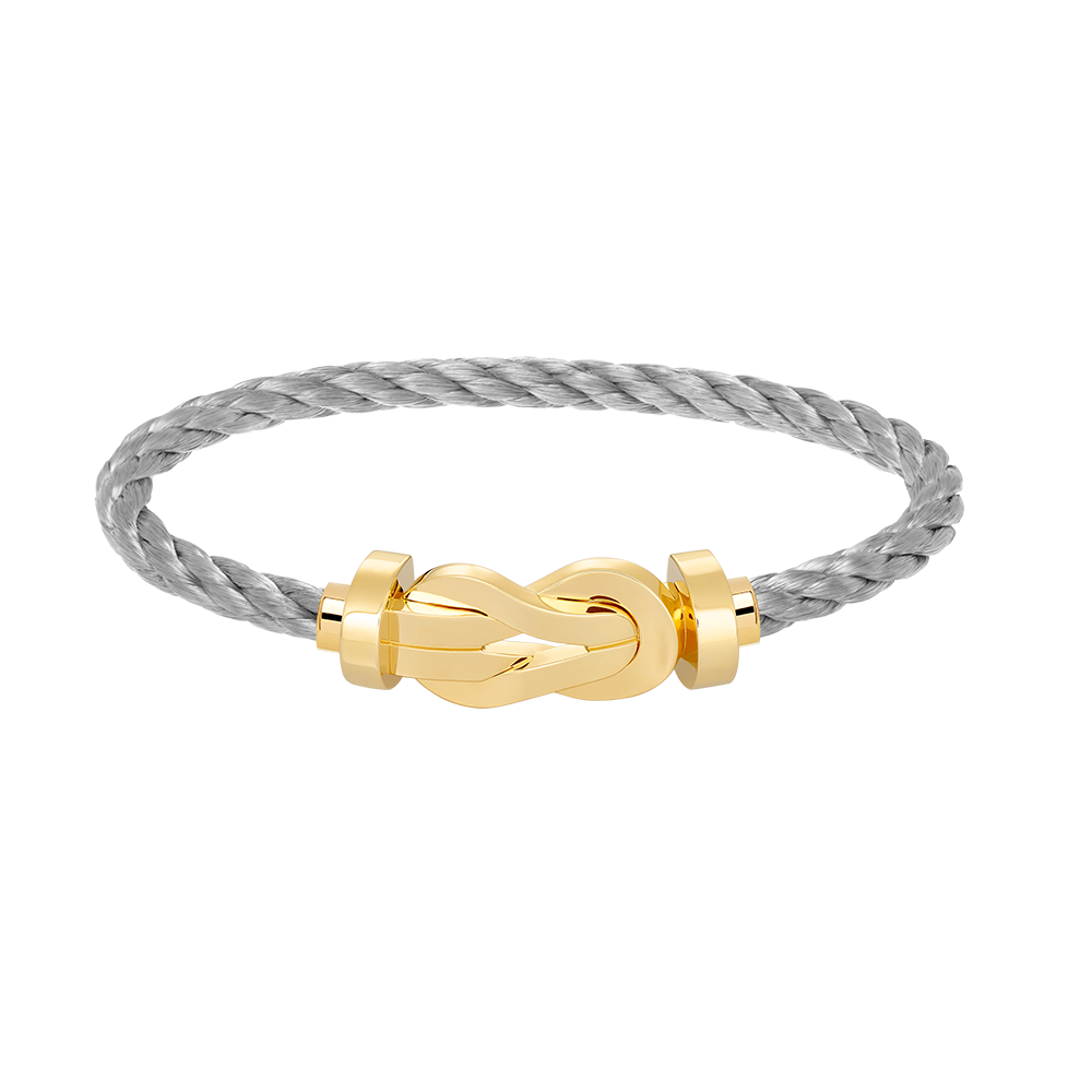 [Renovia Jewelry]CHANCE LARGE 8 FIGURE BUCKLE NO DIAMOND BRACELET GOLD