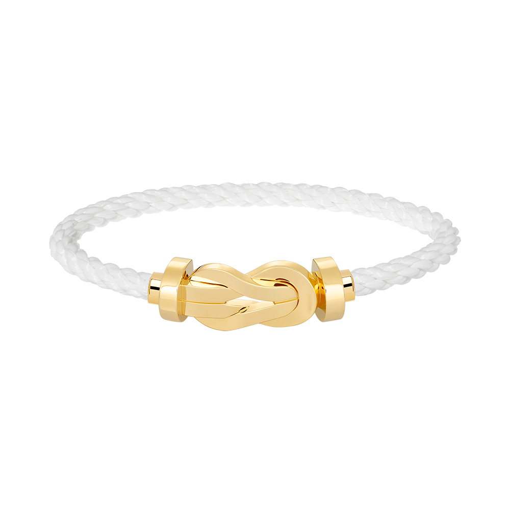 [Renovia Jewelry]CHANCE LARGE 8 FIGURE BUCKLE NO DIAMOND BRACELET GOLD