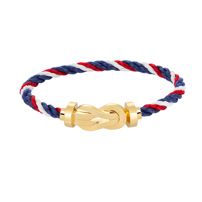 [Renovia Jewelry]CHANCE LARGE 8 FIGURE BUCKLE NO DIAMOND BRACELET GOLD