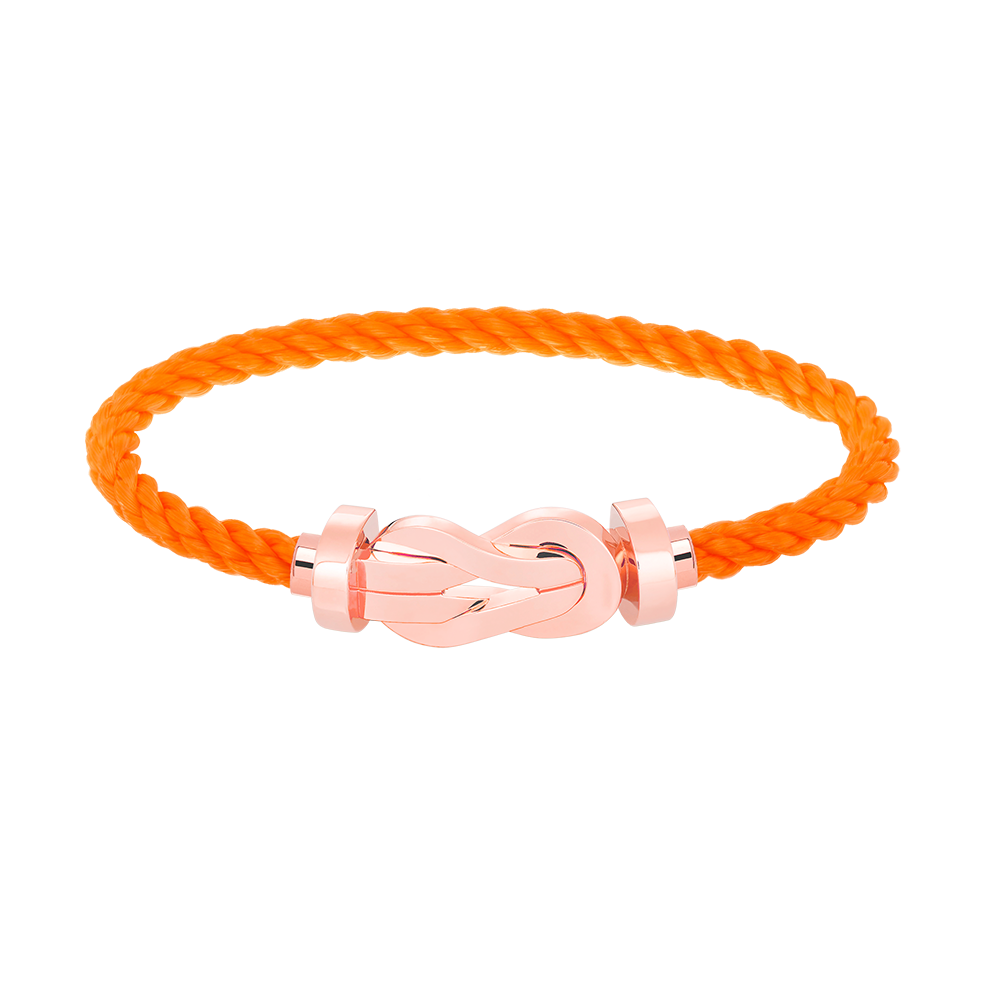 [Renovia Jewelry]CHANCE LARGE 8 FIGURE BUCKLE NO DIAMOND BRACELET ROSE GOLD