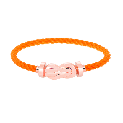 [Renovia Jewelry]CHANCE LARGE 8 FIGURE BUCKLE NO DIAMOND BRACELET ROSE GOLD