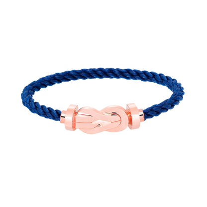 [Renovia Jewelry]CHANCE LARGE 8 FIGURE BUCKLE NO DIAMOND BRACELET ROSE GOLD