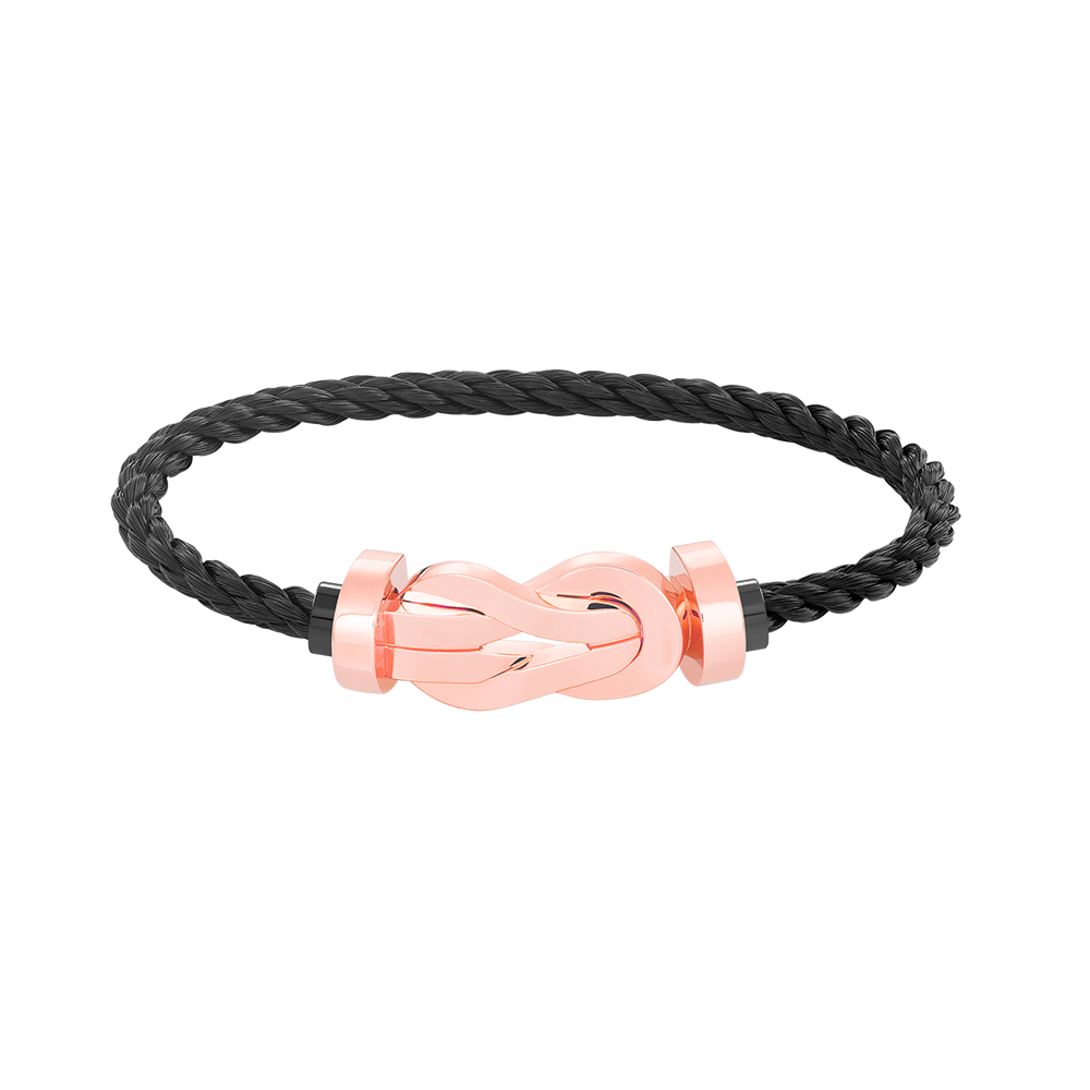 [Renovia Jewelry]CHANCE LARGE 8 FIGURE BUCKLE NO DIAMOND BRACELET ROSE GOLD