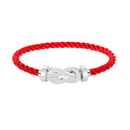 [Renovia Jewelry]CHANCE LARGE 8 FIGURE BUCKLE NO DIAMOND BRACELET SILVER