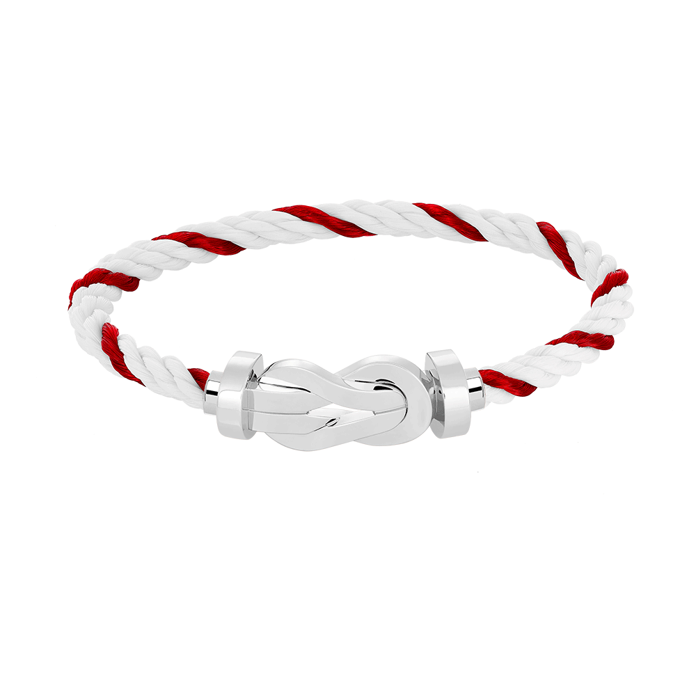 [Renovia Jewelry]CHANCE LARGE 8 FIGURE BUCKLE NO DIAMOND BRACELET SILVER