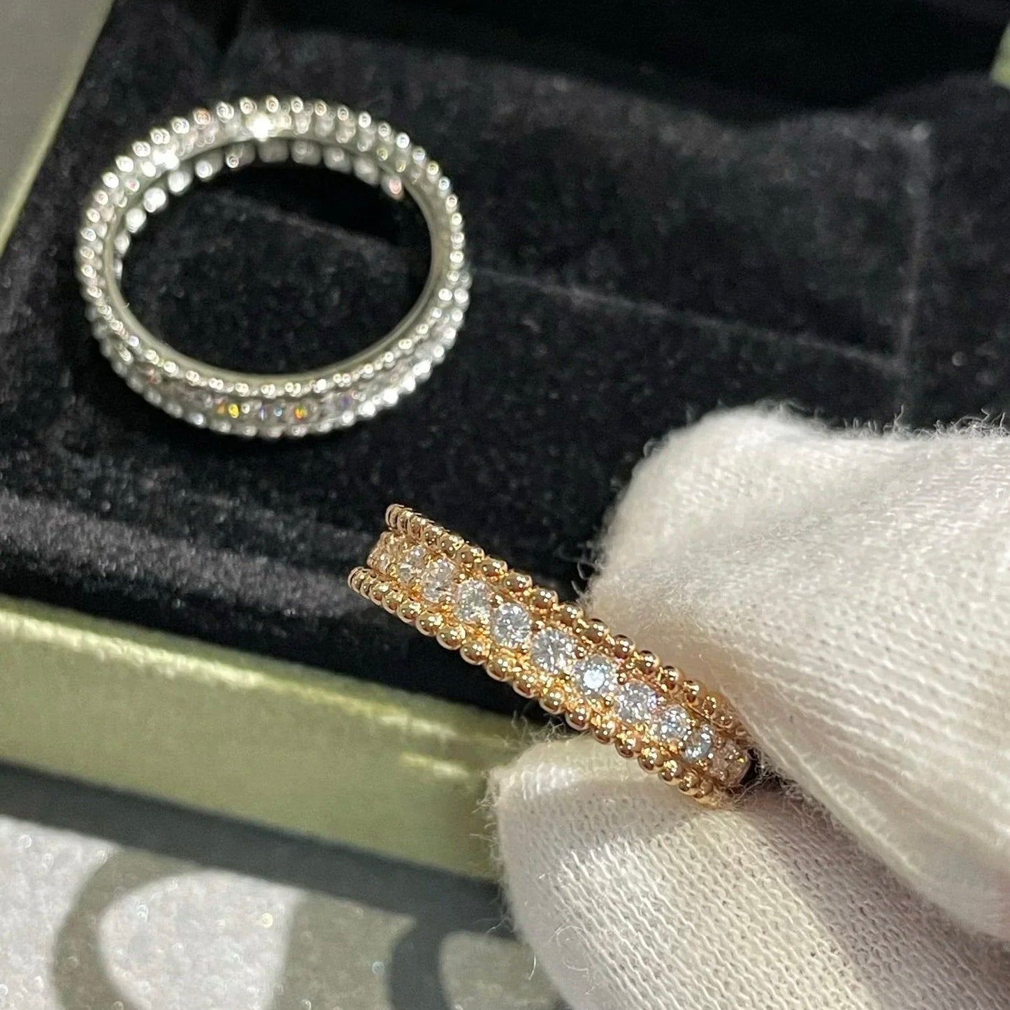 [Renovia Jewelry]PERLEE DIAMOND SILVER RING