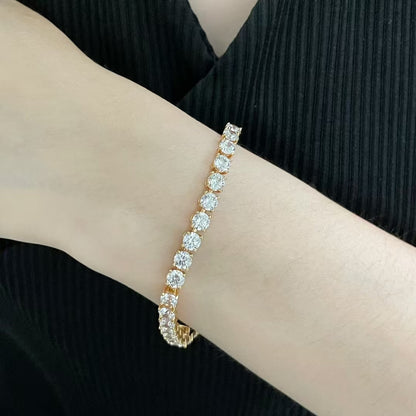 [Renovia Jewelry]TENNIS BRACELET WITH FULL DIAMOND SETTING
