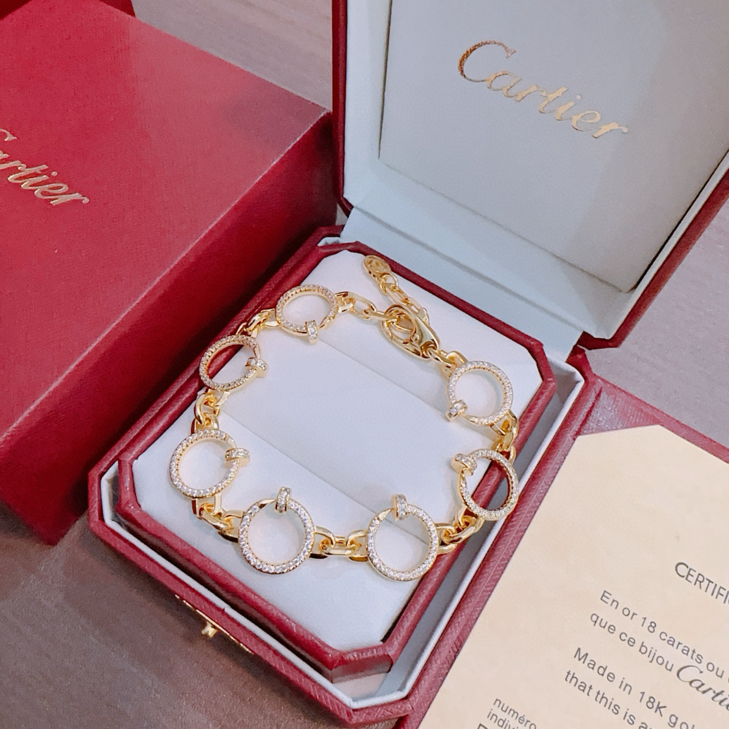 [Renovia Jewelry Jewelry] LOVE&JUSTE BRACELET DIAMONDS