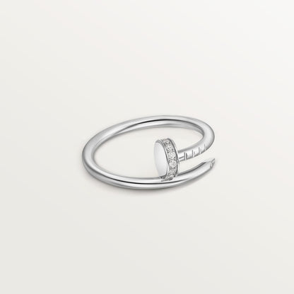 [Renovia Jewelry]JUSTE 1.8MM HALF DIAMOND RING