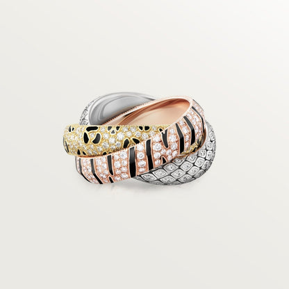 [Renovia Jewelry]TRINITY  RING LEOPARD PRINT