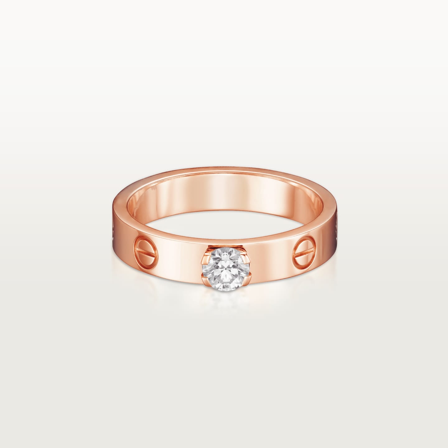 [Renovia Jewelry]LOVE RING 3.6MM 1 BIG DIAMOND