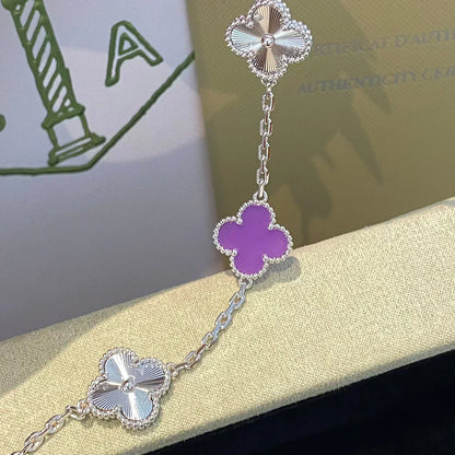 [Renovia Jewelry] CLOVER 5 MOTIF VIOLET BRACELET COLLECTION