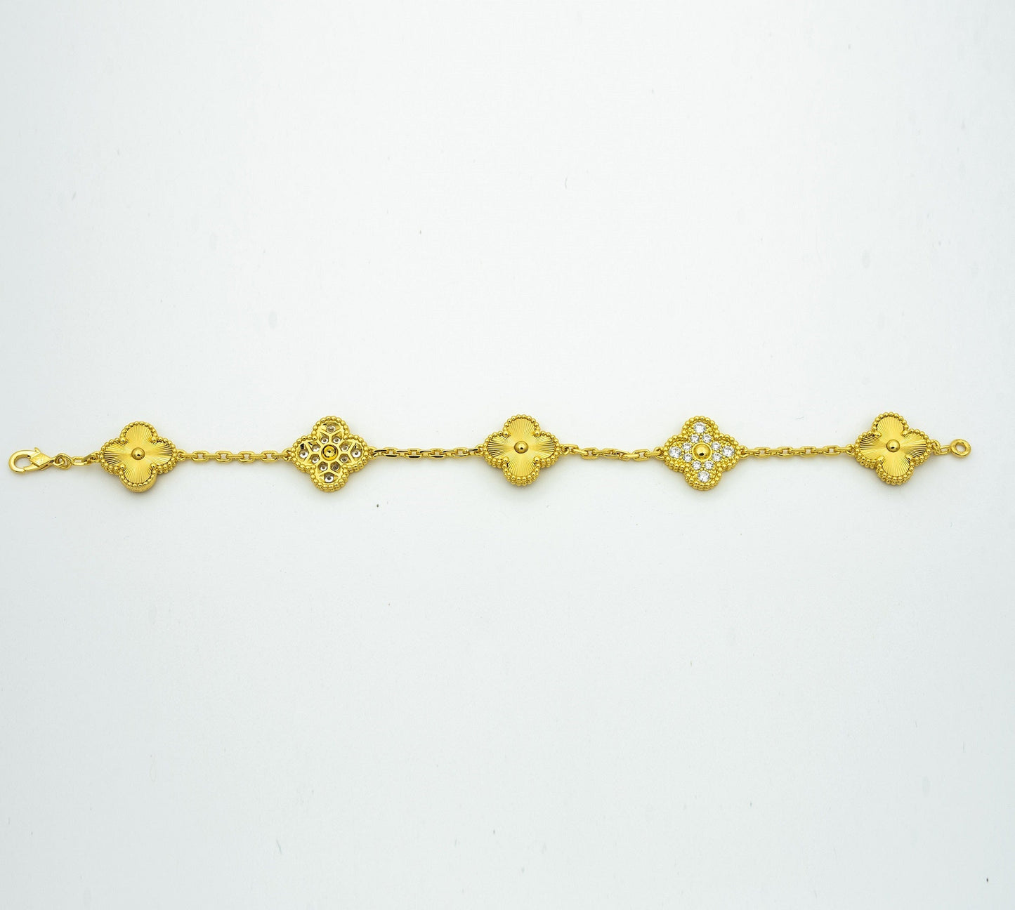 [Renovia Jewelry] CLOVER 5 MOTIF LASER BRACELET COLLECTION