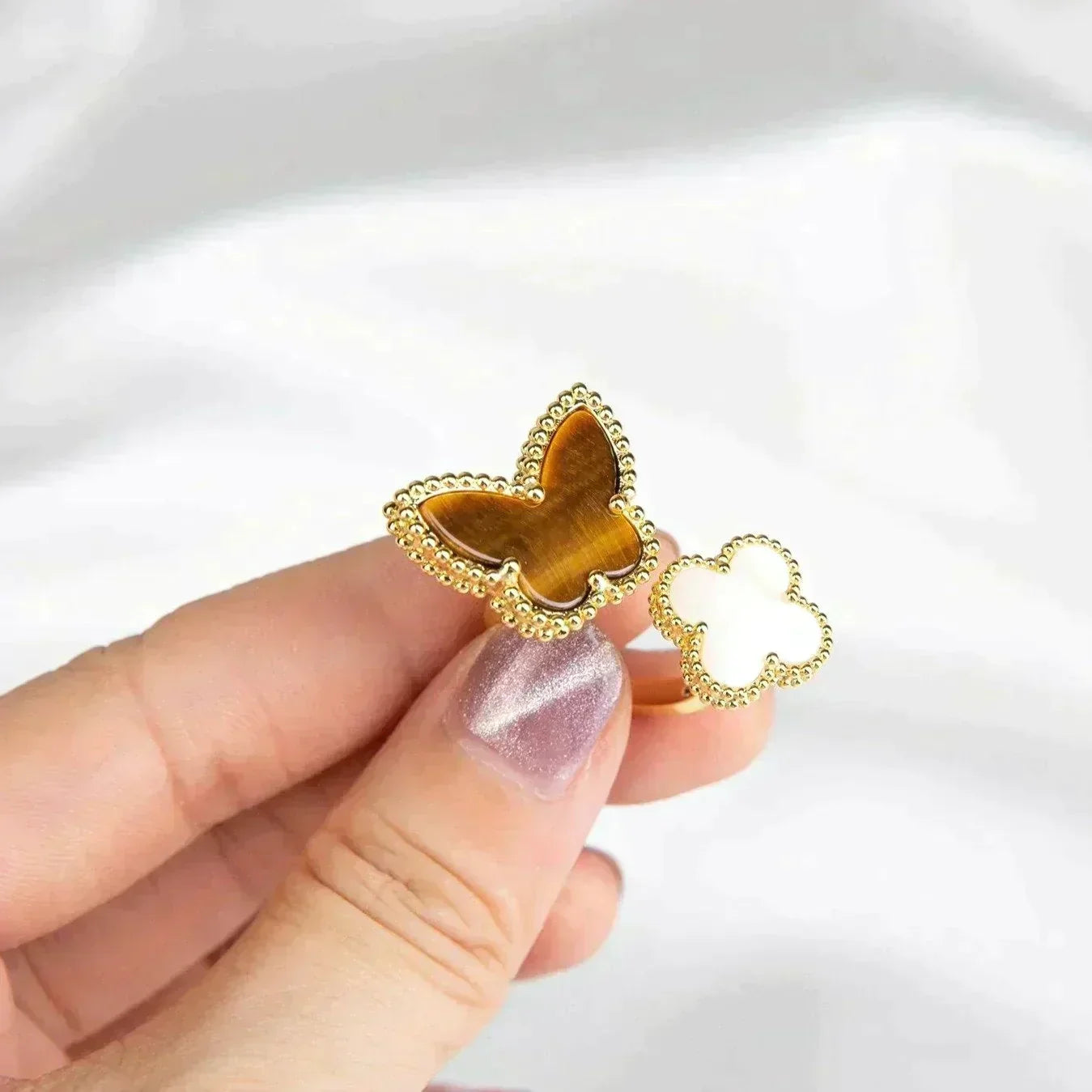 [Renovia Jewelry]LUCKY BETWEEN THE FINGER RING