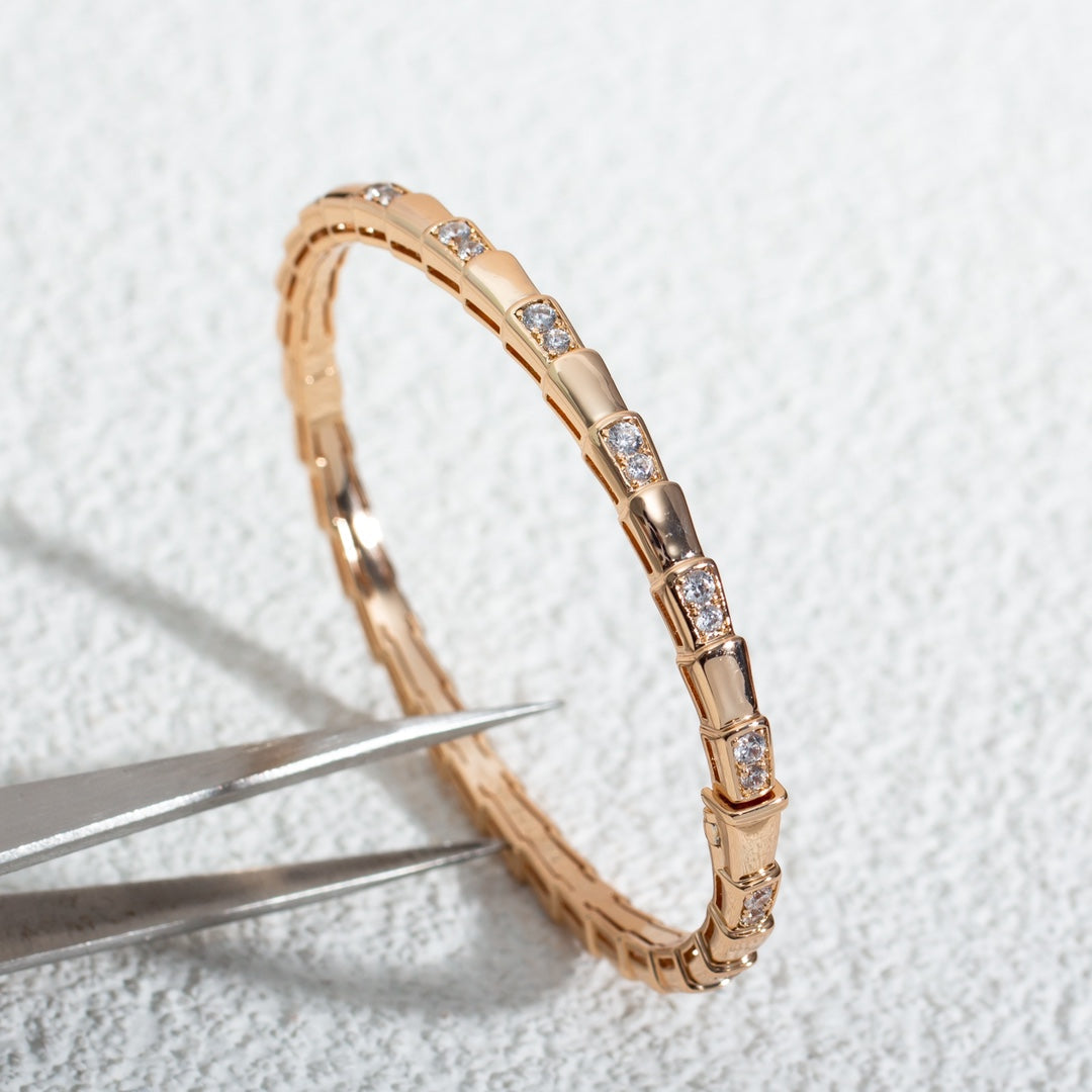 [Renovia Jewelry]SERPENTI SMALL BRACELET PINK GOLD DIAMOND