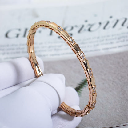 [Renovia Jewelry]SERPENTI BRACELET PINK GOLD DIAMOND