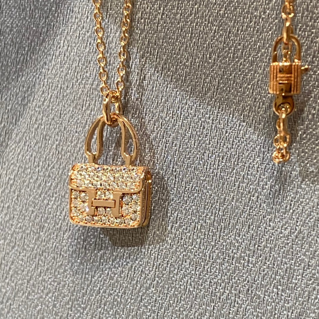 [Renovia Jewelry]CONSTANCE PEDANT DIAMOND NECKLACE