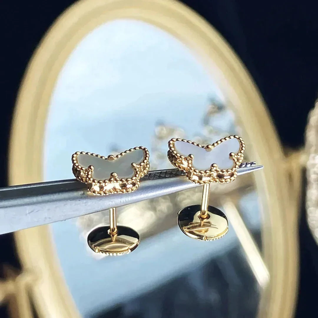 [Renovia Jewelry]SWEET BUTTERFLY MOP EARSTUDS