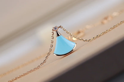 [Renovia Jewelry]DREAM NECKLACE TURQUOISE PINK GOLD