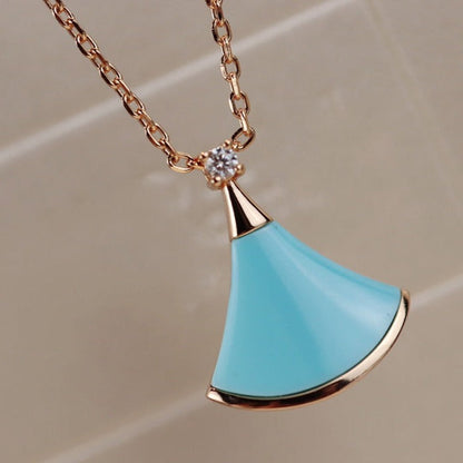 [Renovia Jewelry]DREAM NECKLACE TURQUOISE PINK GOLD