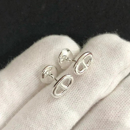 [Renovia Jewelry]CHAINE SMALL EARRINGS GOLD AND SILVER