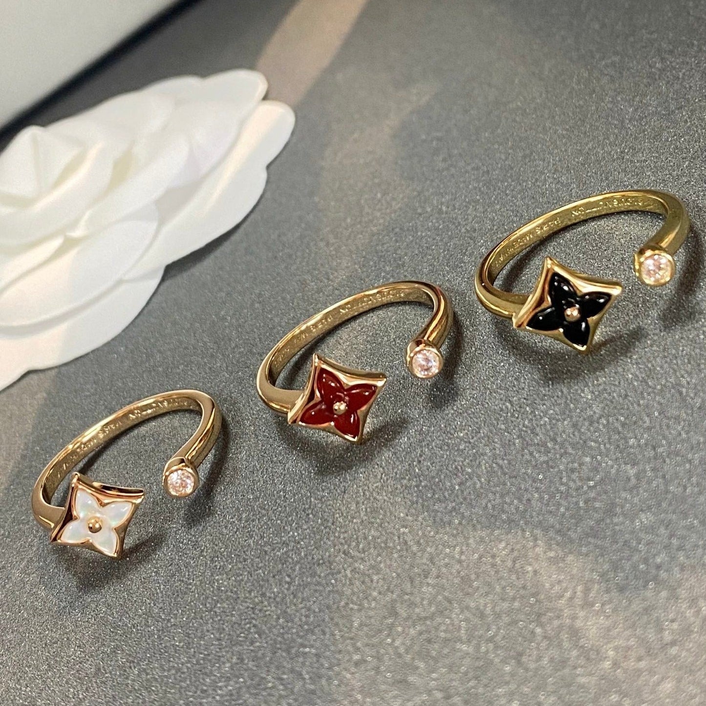 [Renovia Jewelry]STAR 1 DIAMOND OPEN RING