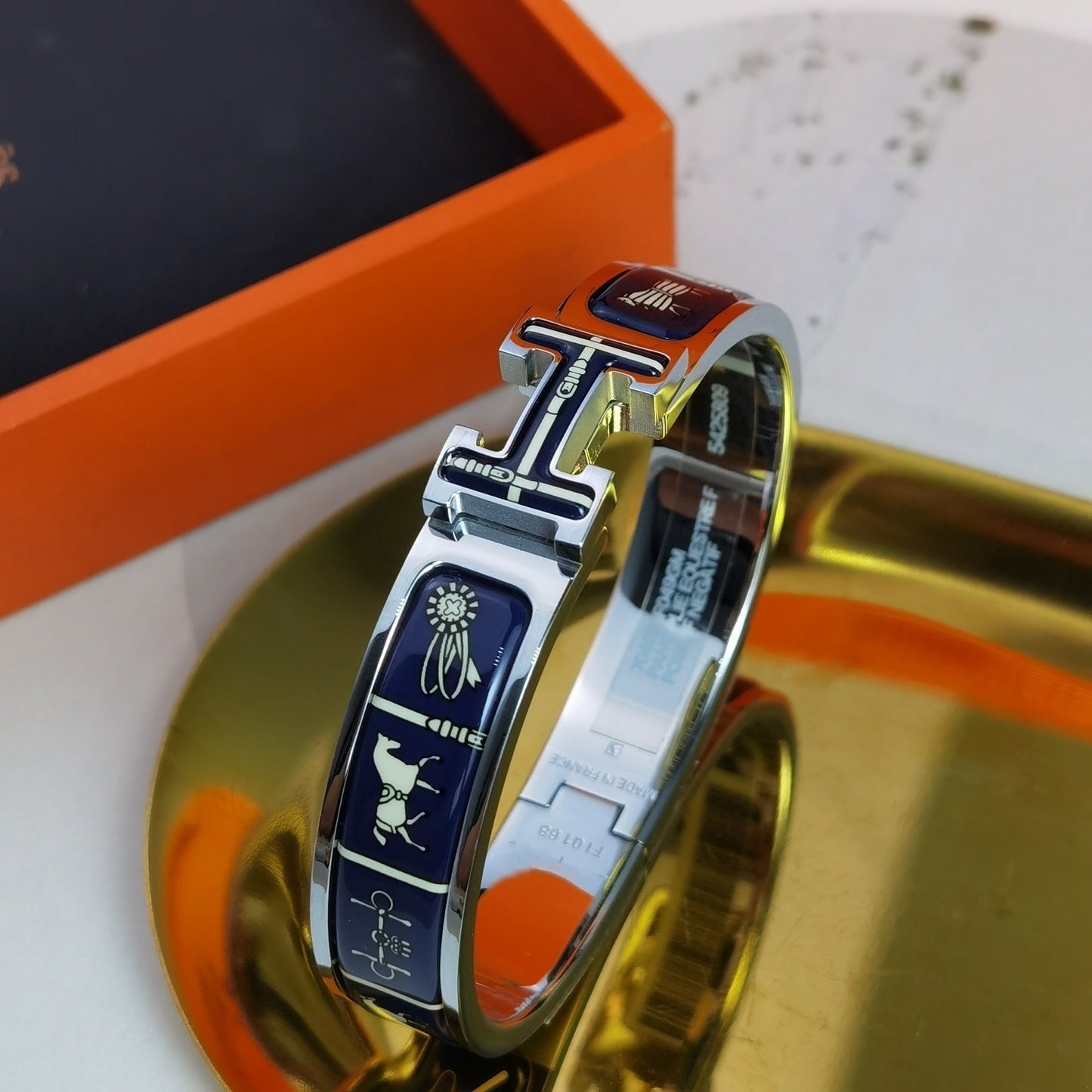 [Renovia Jewelry]H COUVERTURES DARK BLUE BRACELET