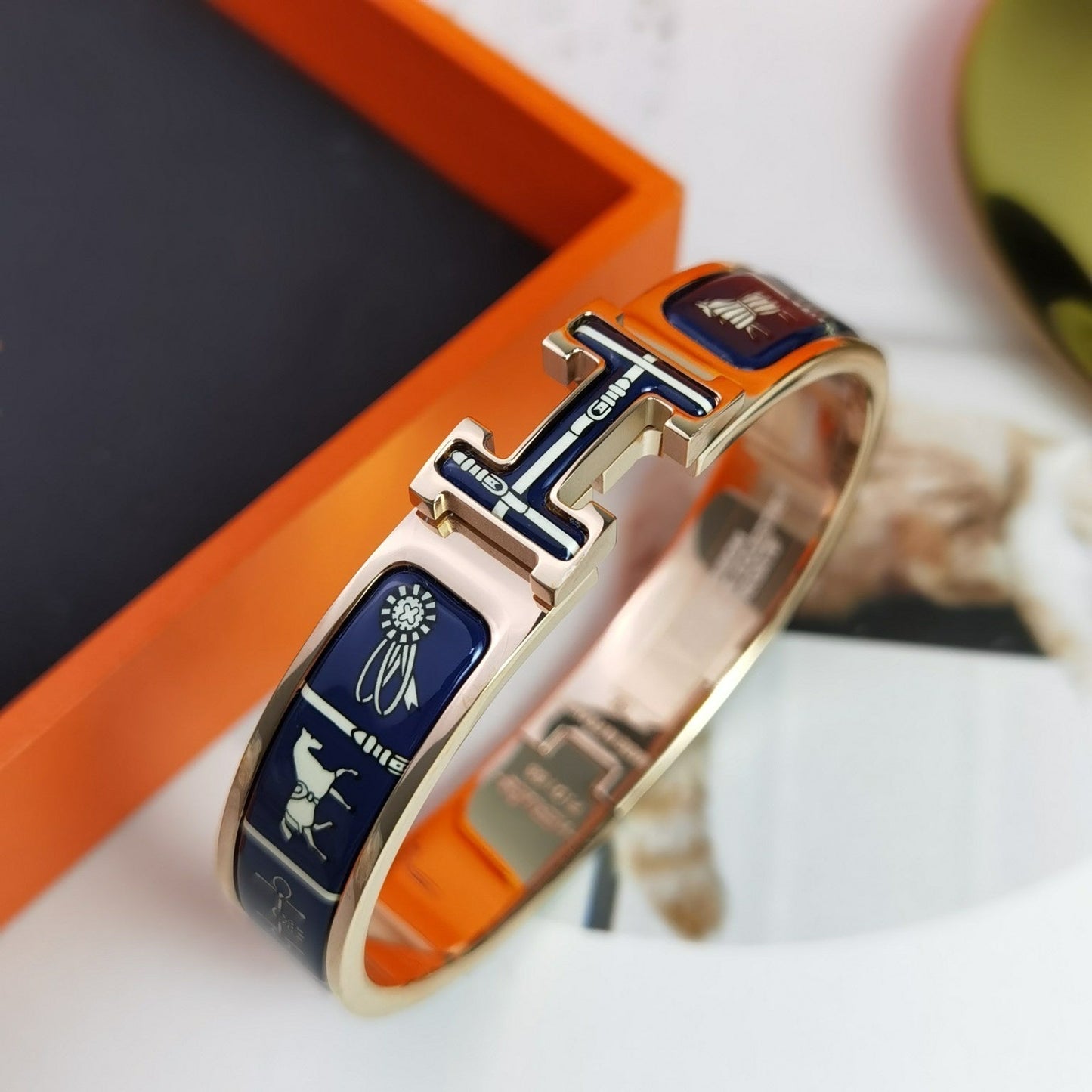 [Renovia Jewelry]H COUVERTURES DARK BLUE BRACELET
