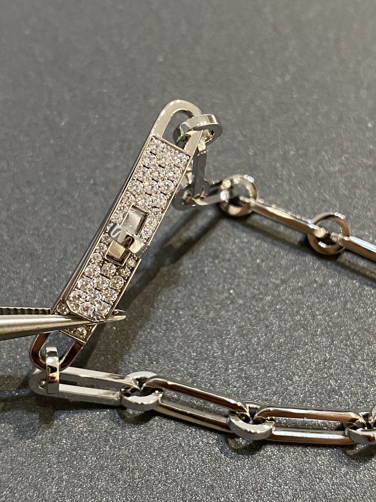 [Renovia Jewelry]CHAINE BRACELET SMALL MODEL DIAMOND