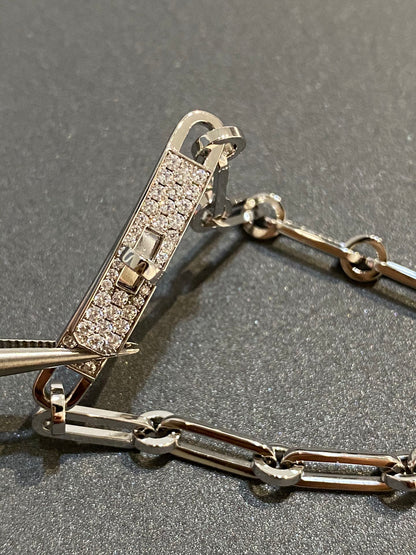 [Renovia Jewelry]CHAINE BRACELET SMALL MODEL DIAMOND