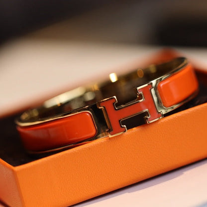 [Renovia Jewelry]H BRACELET 12MM GOLD