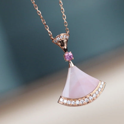 [Renovia Jewelry]DREAM NECKLACE PINK MOP DIAMOND