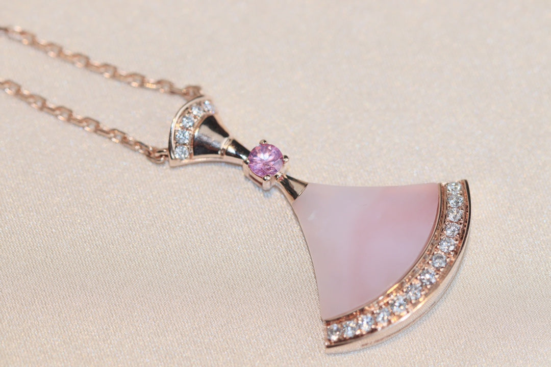 [Renovia Jewelry]DREAM NECKLACE PINK MOP DIAMOND