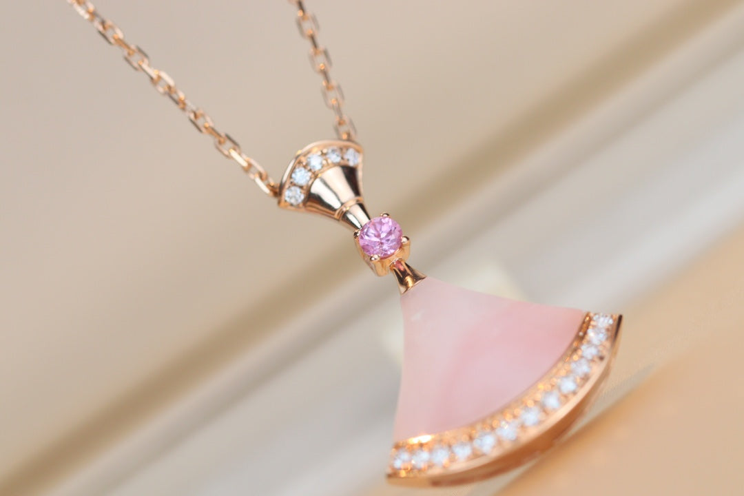 [Renovia Jewelry]DREAM NECKLACE PINK MOP DIAMOND