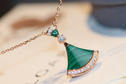 [Renovia Jewelry]DREAM NECKLACE MALACHITE DIAMOND