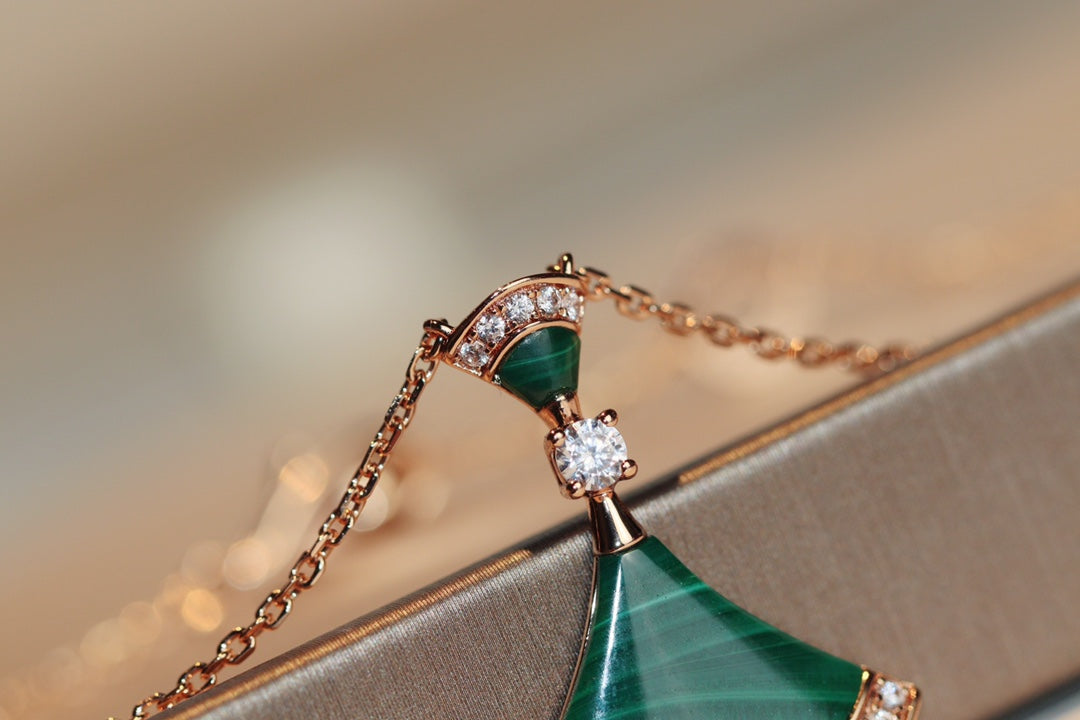 [Renovia Jewelry]DREAM NECKLACE MALACHITE DIAMOND
