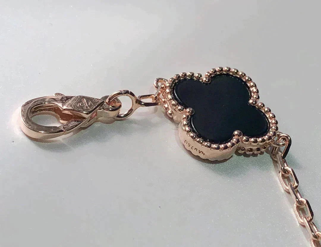 [Renovia Jewelry]CLOVER 5 MOTIFS MULTICOLOR BRACELET