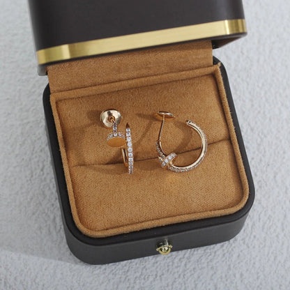 [Renovia Jewelry]JUSTE FULL DIAMOND SMALL EARRINGS