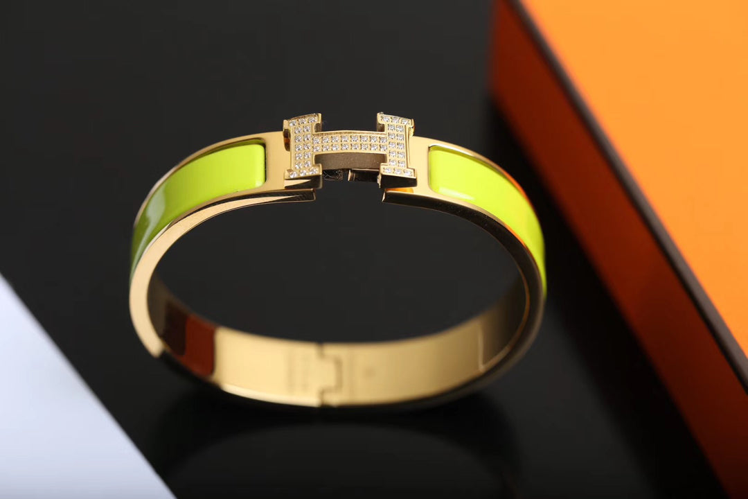 [Renovia Jewelry]H BRACELET GOLD DIAMOND