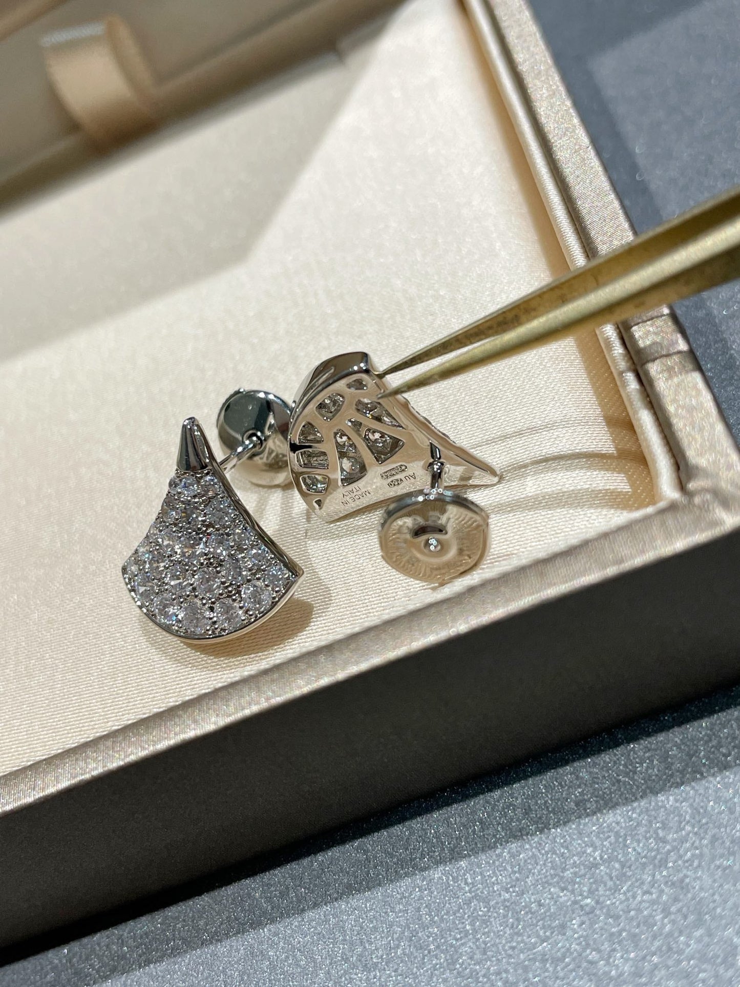 [Renovia Jewelry]DREAM STUD EARRINGS DIAMOND
