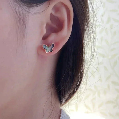 [Renovia Jewelry]BUTTERFLY DARK MOP  EARRINGS