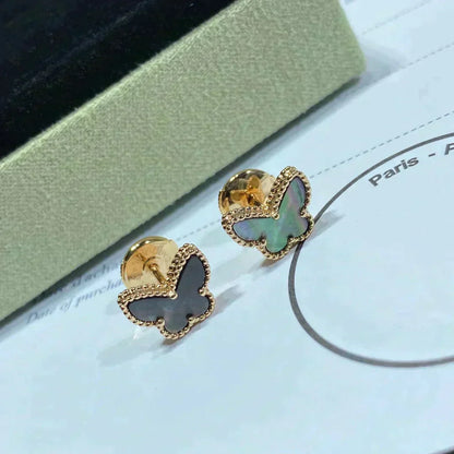 [Renovia Jewelry]BUTTERFLY DARK MOP  EARRINGS