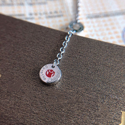 [Renovia Jewelry]ZERO 1 BLACK CERAMIC SILVER NECKLACE