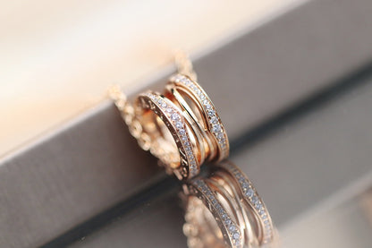 [Renovia Jewelry]ZERO 1 PINK GOLD NECKLACE
