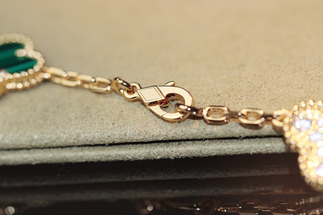 [Renovia Jewelry]CLOVER 20 MOTIFS ONYX ROSE GOLD