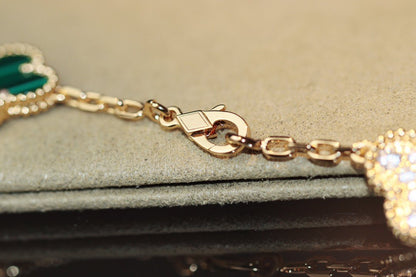 [Renovia Jewelry]CLOVER 20 MOTIFS ONYX ROSE GOLD