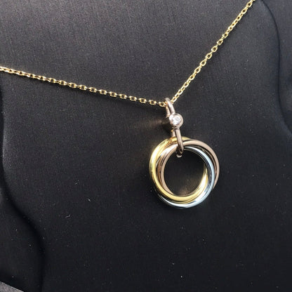 [Renovia Jewelry]TRINITY  NECKLACE 1 DIAMOND