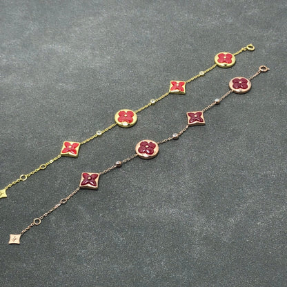 [Renovia Jewelry]STAR AND SUN CARNELIAN 4 MOTIFS 3 DIAMONDS
